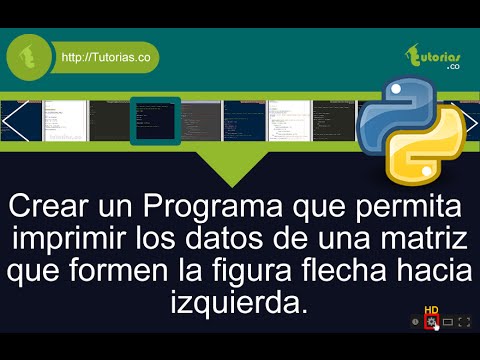 arrays – python (imprimir datos figura flecha izquierda)