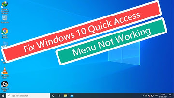 Fix Windows 10 Quick Access Menu Not Working