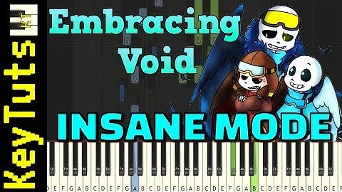 Embracing the Void from Glitchtale - Insane Mode [Piano Tutorial] (Synthesia)