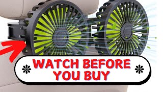 Honest Review: USB Car Cooling Fans for Backseat: (link in description)