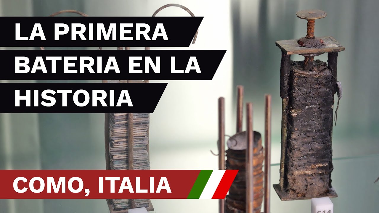 Aqui se inventó la primera bateria - Como, Italia