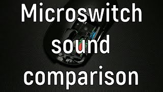 Microswitch sound comparison (TTC Gold, Kailh GM 8.0, Huano, Omron - 43 models) Made by turbobitbox.