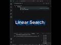 linear search algorithm in c++ | easy way #codewithlogic #logic #dsa #linearsearch #programming