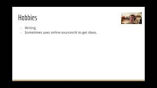 CSCE 111 501 - Hobbies - Writing