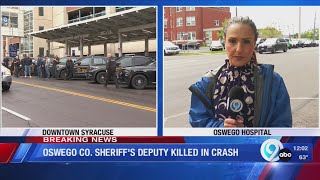 Oswego County deputy killed in crash while responding to call