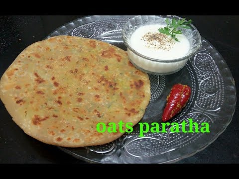 Oats paratha-healthy oats paratha recipe-richa's recipe-vegetarian rasoi