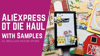 AliExpress Stamps & Die Haul w/ Samples! for Brillian House Store Design Team 🤩