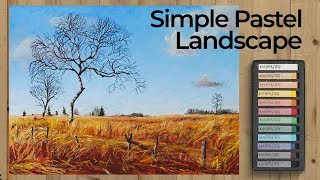 Pastel Drawing Lesson - Simple Landscape screenshot 3