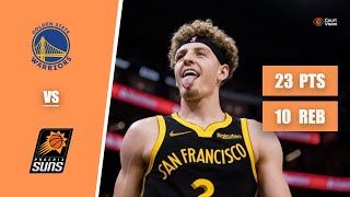 Brandin Podziemski - 23 Points, 10 Rebounds vs Suns - 2025 Season