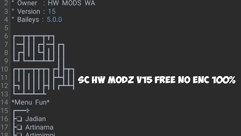 Sc Hw Modz V15 Free No enc 100%