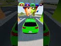 Big and Small Car vs K-pop Half Demon Saja - BeamNG.Drive