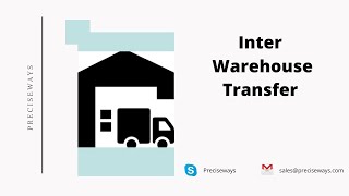 Inter warehouse transfer with barcode