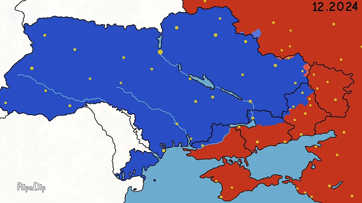 Russo-Ukrainian war on map[2022-2025] mapping