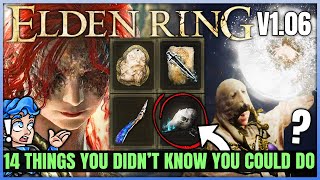 14 New Secrets You Didn't Know About in Elden Ring - New Ash of War & One Shot Bosses - Tips & More!