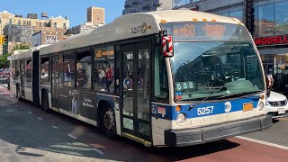 MTA MaBSTOA: 2011-13 Nova Bus LFSA #5257 on the M60 SBS to West Side at 125th Street/St Nicholas Av
