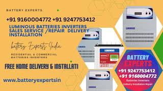 Luminous Battery Inverter Home Ups Dealers Near Me  #luminous #battery #ups #installation 9247753412