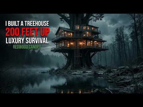 I Built a Luxury Survival Treehouse 200 Feet Up a Redwood Tree Months Before the Zombie Outbreak