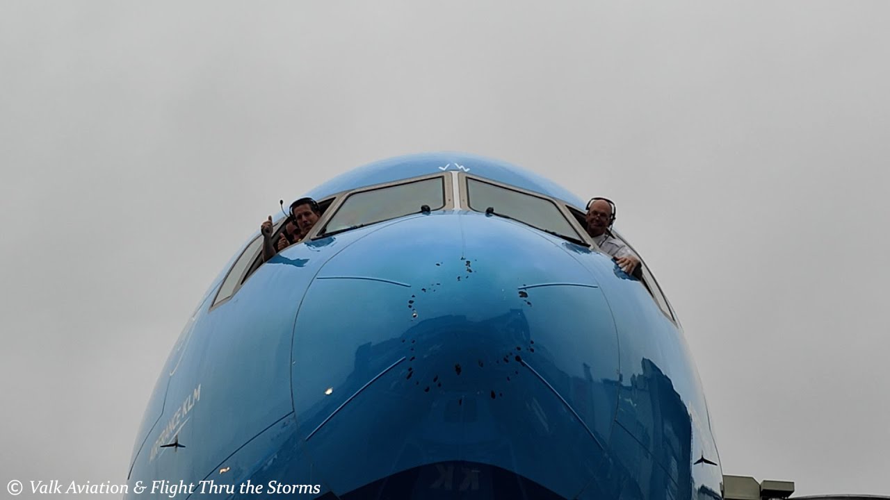 Last Pushback & Flight of Captain Hein Kuipers @ KLM