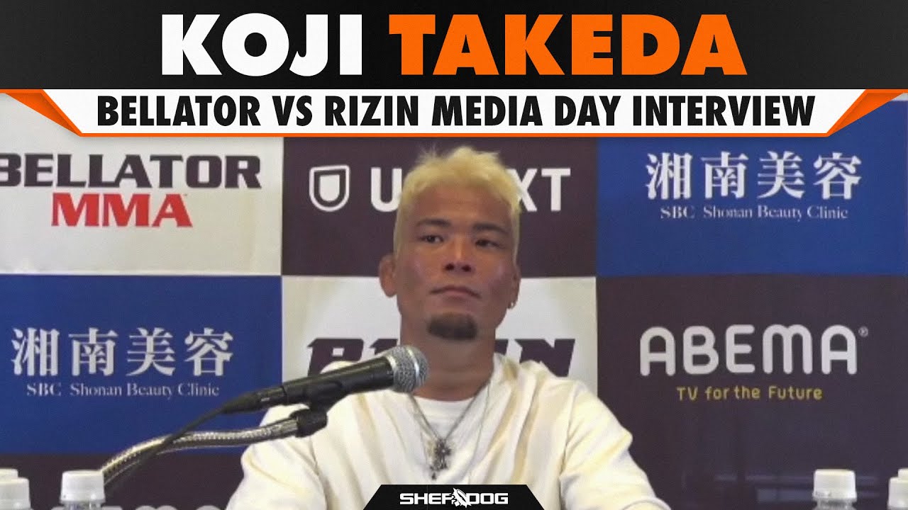 Koji Takeda - Bellator MMA vs Rizin NYE Media Day Interview