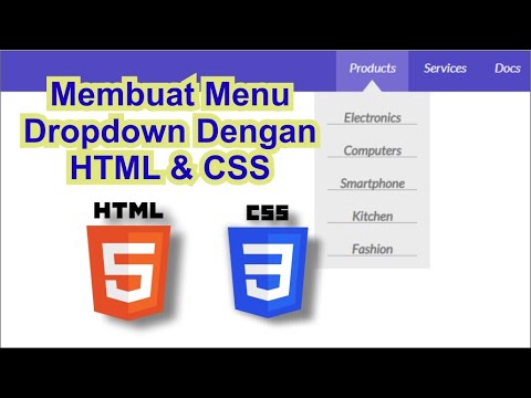 Membuat Menu Dropdown