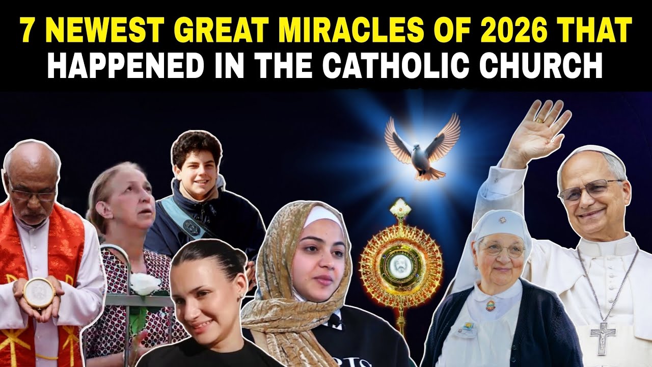 Шокирующие‼️7 ВЕЛИКИХ КАТОЛИЧЕСКИХ ЧУДЕС 2026 ГОДА, КОТОРЫЕ ПОТРЯСЛИ МИР...