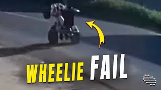 Guy Failed Trying to Do a Wheelie on His ATV