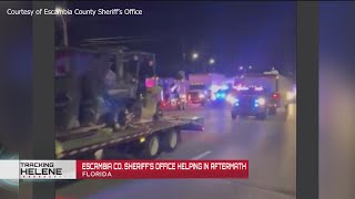 Escambia County Sheriff's Office leaves for Madison County to help Helene victims