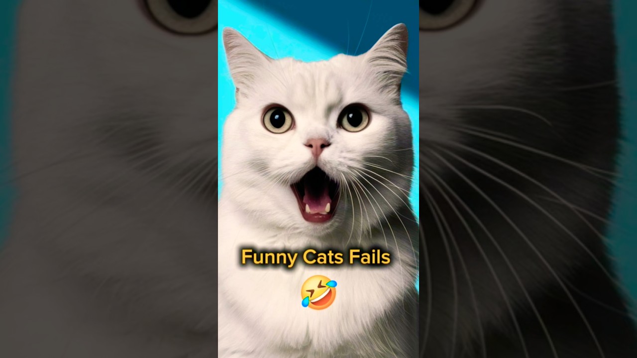 Смешные моменты с кошками 