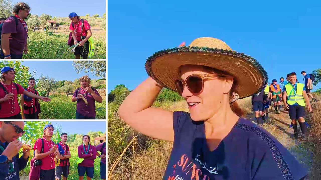 FOMOS INVADIDOS NA HORTA DA ANA REINA POR UM GRUPO DE CAMINHEIROS  #JÁ  SOMOS 10.000 INSCRITOS