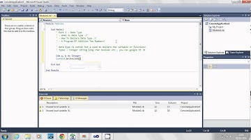 #2 How To Declare Data Types In VB.Net