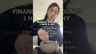 Different financial accounts & why (see description) #financeforwomen #financeforbeginners