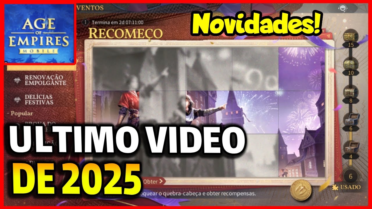 NOVIDADES, Eventos e Projetos 2026- Age of Empires Mobile