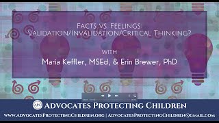 Episode 2: Facts vs. Feelings: Validation/Invalidation/Critical Thinking