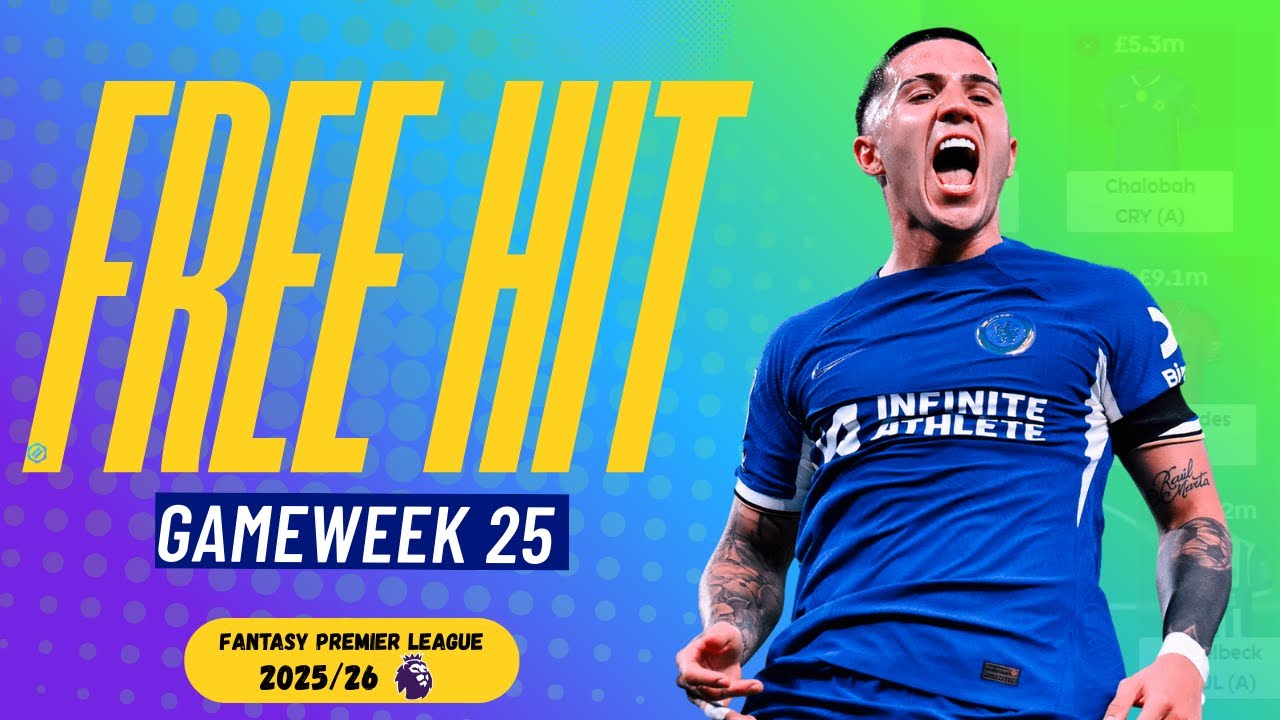 FREE HIT GW25 | Chasing Rank Without Haaland | FPL Team Reveal| Fantasy Premier League Tips 2025/26