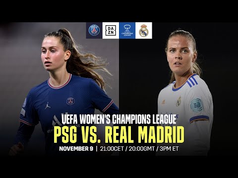 PSG VS. REAL MADRID | UEFA WOMEN’S CHAMPIONS LEAGUE MATCHDAY 3 LIVESTREAM