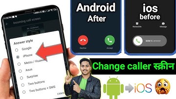 Change Caller Screen Android to iOS !! Customize Phone Caller Screen & Dailpad !! iOS Caller Screen