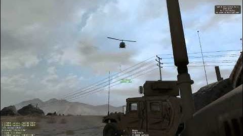 ARMA 2 Highlight: Epic Helo Strafing Run