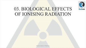 Part 1 Radiation Safety: Mechanism of action