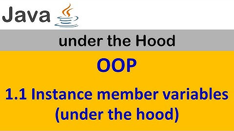 1.1. Instance member variables (under the hood)