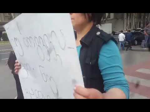 აქციას პარლამენტთან ბავშვთა სამყაროს ხანძრის შედეგად დაზარალებულები შემოუერთდნენ