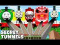 SECRET ROAD TO TUNNELS COLORED THOMAS AND FRIENDS CHOO CHOO CHARLES SCARY METRO TRAIN in Minecraft