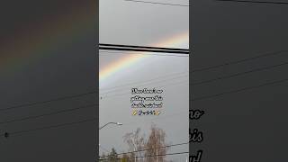 Double Rainbow 🌈 🌈#shortsfeed #shortsvideo #rainbow #godspromises #perfectlyrics #springshow
