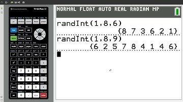 TI-84 CE Tutorials - How to Generate Random Numbers on Your TI-84 CE