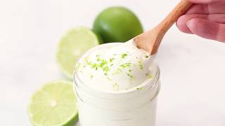 Lime Crema (ready in 5 min & perfect for tacos!)