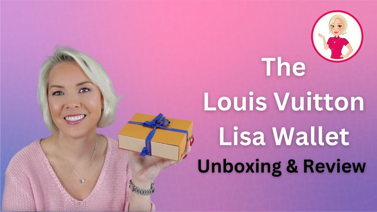 Louis Vuitton Lisa Wallet Rose Lollipop Monogram
