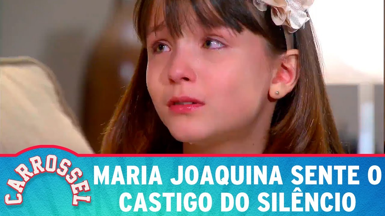 Maria Joaquina sofre com o castigo do silncio  Carrossel 2022