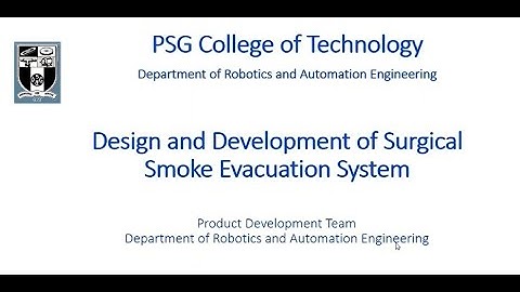 Robot Assisted Surgical Smoke Evacuation System