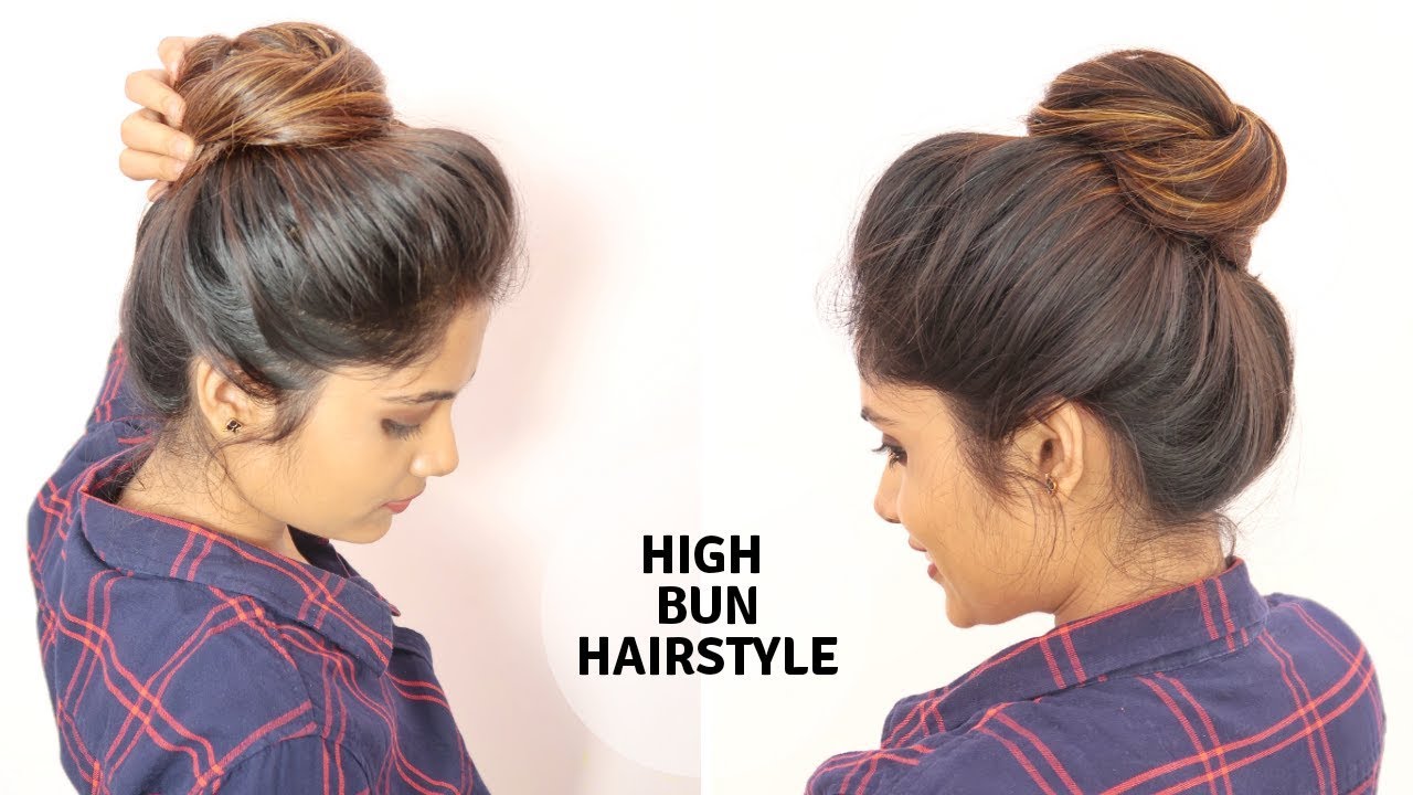 16 High bun hair styles ideas  hair styles natural hair styles curly hair  styles