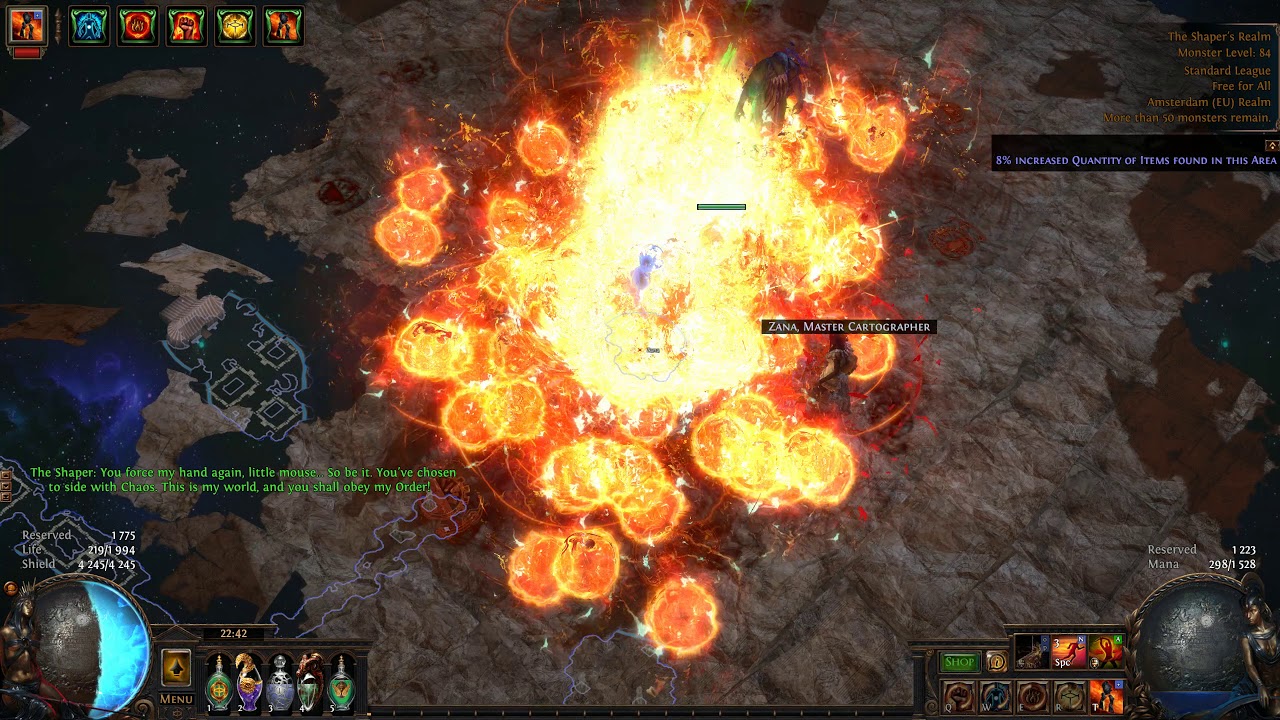 Path Of Exile [3.8] AFK Cortex LLRF 