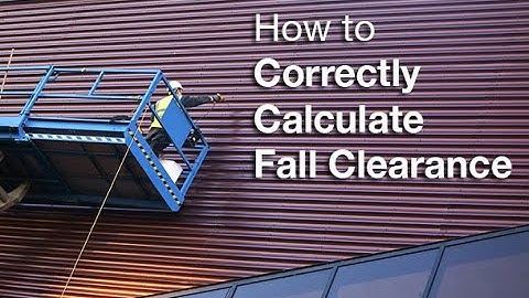Fall Clearance Calculation